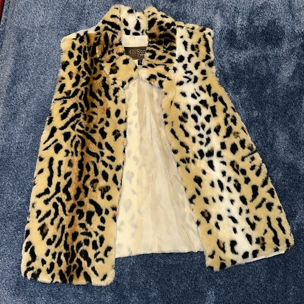 Animal Print Vest by Cavalini (M)